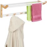 Relaxdays Suport de prosoape de perete din bambus Relaxdays (10093949)