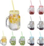 Relaxdays Pahare colorate Relaxdays cu capac, set de 10 (10087230) Pahar