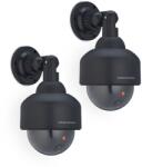 Relaxdays Set de 2 manechine Relaxdays pentru cameră, formă de cupolă, negru (10107000)