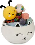 Relaxdays Coș de depozitare pentru copii Relaxdays, model pisică (10089493)