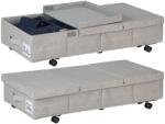 Relaxdays Unitate de depozitare sub pat cu roți, set de 2 (10114355)