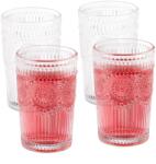 Relaxdays Pahare de băut vintage Relaxdays, set de 4, 400 ml (10074760) Pahar
