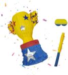 Relaxdays Set Pinata Relaxdays Trofeu cu Băț și Mască (10125903)