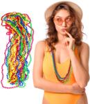 Relaxdays Colier cu mărgele neon colorate Relaxdays, set de 30 (10097382)