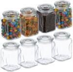 Relaxdays Set de 8 borcane Relaxdays cu capac, 750 ml (10108073)