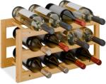 Relaxdays Suport de vin Relaxdays pentru 12 sticle (10116703) Suport sticla vin