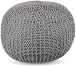 Relaxdays Puf tricotat (10128574)