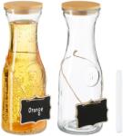Relaxdays Carafă de apă Relaxdays cu capac într-un set (10115690)