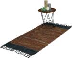 Relaxdays Covor Relaxdays din piele și bumbac, model patchwork (10072121) Covor