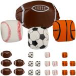Relaxdays Mingi de jonglerie Relaxdays, sporturi cu mingea, set de 24 de piese (10114027)