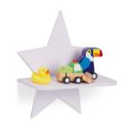 Relaxdays Raft de perete Relaxdays cu stea pentru camera copiilor (10089633) Raft