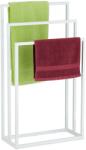 Relaxdays Suport prosoape alb Relaxdays cu 3 bare (10083743)