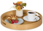 Relaxdays Tavă rotundă din bambus Relaxdays (10103409) Tava