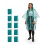 Relaxdays Set de 10 poncho-uri de ploaie de unică folosință Relaxdays (10080841)