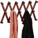 Relaxdays Cuier extensibil de perete din lemn Relaxdays (10095751)