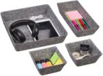 Relaxdays Organizator de sertare Relaxdays cu 4 piese din fetru (10094598)