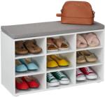 Relaxdays Bancă pentru pantofi Relaxdays cu șezut căptușit (10120669) Pantofar