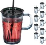 Relaxdays Pahare Relaxdays, set de 10, cu mânere (10095974) Pahar