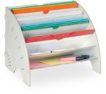 Relaxdays Tavă documente Relaxdays cu 6 compartimente (10078999)