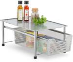 Relaxdays Dulap cu sertare Relaxdays cu coș extensibil (10095039) Raft