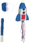 Relaxdays Set Pinata nava spatiala cu băț și mască (10125556)