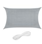 Relaxdays Velă de umbră dreptunghiulară Relaxdays din HDPE (10104876)