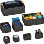 Relaxdays Organizator de dulap Relaxdays cu 8 piese (10101731)