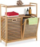 Relaxdays Coș de rufe Relaxdays cu 2 rafturi (10107816)