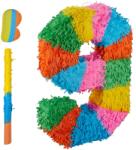 Relaxdays Pinata cu număr și băț, mască (10125423)
