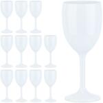 Relaxdays Pahare de vin din plastic Relaxdays, set de 12 (10064981) Pahar