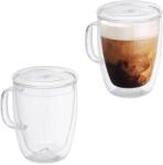 Relaxdays Pahare de cafea cu pereți dubli Relaxdays, set de 2 (10077601) Pahar