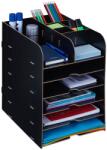 Relaxdays Organizator de birou Relaxdays cu compartimente de depozitare (10080015)