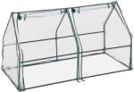 Relaxdays Cadru rece din folie PVC Relaxdays cu 2 uși (10071378)