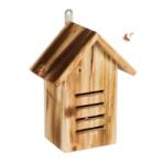 Relaxdays Căsuță Relaxdays pentru buburuze din lemn flambat (10105276)