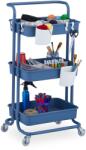 Relaxdays Cărucior Relaxdays cu 3 niveluri (10075396)