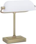 Relaxdays Lampă bancher Relaxdays cu abajur din sticlă albă (10075498)
