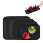 Relaxdays Set de tavi de servire Relaxdays cu 4 dimensiuni (10108586) Tava