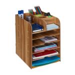 Relaxdays Organizator de birou Relaxdays cu compartimente de depozitare (10080024)