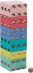 Relaxdays Turn de joacă Relaxdays colorat din lemn cu animale (10096769)