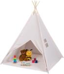 Relaxdays Cort de joacă Relaxdays Teepee cu covoraș (10107651)