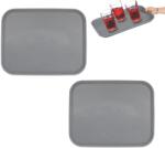 Relaxdays Set de 2 tavi de servire Relaxdays, gri (10111810) Tava