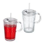 Relaxdays Pahare Relaxdays, set de 2, cu mânere (10095914) Pahar