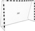 Relaxdays Poartă de fotbal metalică albă XXL (10092479)
