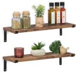 Relaxdays Raft de perete industrial Relaxdays, set de 2 (10084392) Raft