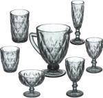 Relaxdays Set de pahare Relaxdays gri, 7 piese (10064554)