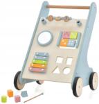 Costway Fából készült oktató járóka - xilofon, építőkockák, kicsik tanulása (BC10163BL)