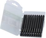 TRACON Set de bituri SL/PZ2, L=70mm, 10pcs (BITSLPZ2) Set capete bit, chei tubulare
