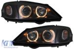 KITT Lightning Első lámpa angyalszemek Opel Astra G (1998-2004) 2 körgyűrű fekete (SWO01DB)