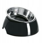 HUNTER Melamine Bowl 350ml fekete, acélbetétes kutyatál (4016739913692)