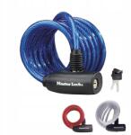 Master Lock 8127EURTRI Kerékpárzár 1, 8 m, 3 db-os csomag, Acél (8127EURTRI)